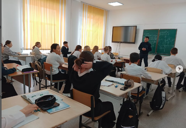 Әуезов ПБ ЖПҚБ ЮПТ УПИ инспекторы полиция аға лейтенанты Бектасов Н.А    профилактикалық әңгіме